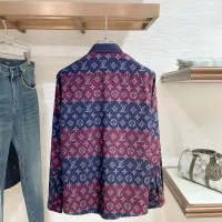 $80.00 USD Louis Vuitton LV Shirts Long Sleeved For Men #1430151