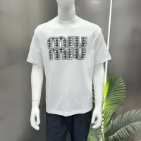 $82.00 USD MIU MIU T-Shirts Short Sleeved For Men #1430379