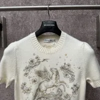 $92.00 USD Christian Dior T-Shirts Short Sleeved For Women #1430692