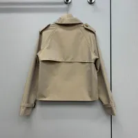 $132.00 USD Burberry Trench Coat Long Sleeved For Women #1431443