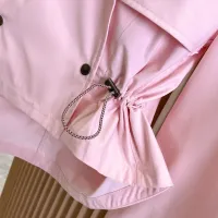 $132.00 USD Burberry Trench Coat Long Sleeved For Women #1431444