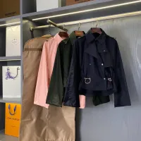 $132.00 USD Burberry Trench Coat Long Sleeved For Women #1431445