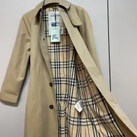 $162.00 USD Burberry Trench Coat Long Sleeved For Women #1431463