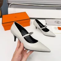 $98.00 USD Hermes High-Heeled Shoes For Women #1431678