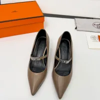 $98.00 USD Hermes High-Heeled Shoes For Women #1431679