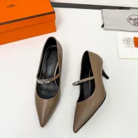 $98.00 USD Hermes High-Heeled Shoes For Women #1431679