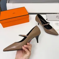 $98.00 USD Hermes High-Heeled Shoes For Women #1431679