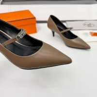 $98.00 USD Hermes High-Heeled Shoes For Women #1431679