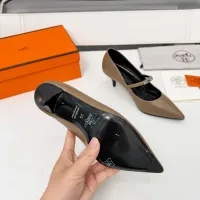 $98.00 USD Hermes High-Heeled Shoes For Women #1431679