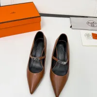 $98.00 USD Hermes High-Heeled Shoes For Women #1431680