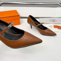 $98.00 USD Hermes High-Heeled Shoes For Women #1431680