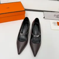 $98.00 USD Hermes High-Heeled Shoes For Women #1431681