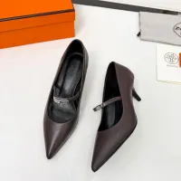 $98.00 USD Hermes High-Heeled Shoes For Women #1431681