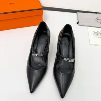 $98.00 USD Hermes High-Heeled Shoes For Women #1431682