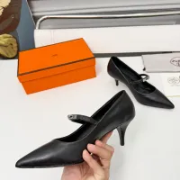 $98.00 USD Hermes High-Heeled Shoes For Women #1431682