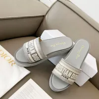 $85.00 USD Christian Dior Slippers For Women #1431900
