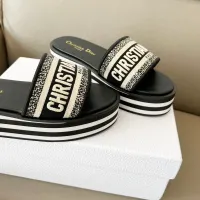 $85.00 USD Christian Dior Slippers For Women #1431902