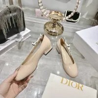 $92.00 USD Christian Dior Flat Shoes For Women #1432122