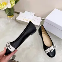 $96.00 USD Christian Dior Flat Shoes For Women #1432125