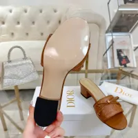 $92.00 USD Christian Dior Slippers For Women #1432140