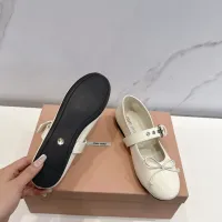 $96.00 USD MIU MIU Flat Shoes For Women #1432289