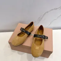 $96.00 USD MIU MIU Flat Shoes For Women #1432291