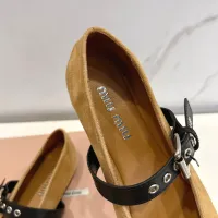 $96.00 USD MIU MIU Flat Shoes For Women #1432291