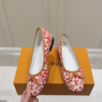 $108.00 USD Louis Vuitton Flat Shoes For Women #1432297