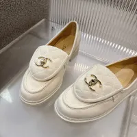 $92.00 USD Chanel Leather Shoes For Women #1432494