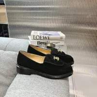 $92.00 USD Chanel Leather Shoes For Women #1432497