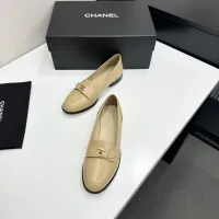$112.00 USD Chanel Leather Shoes For Women #1432498