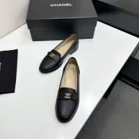 $112.00 USD Chanel Leather Shoes For Women #1432500