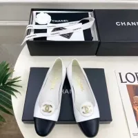 $92.00 USD Chanel Flat Shoes For Women #1432519