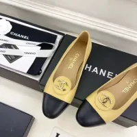 $92.00 USD Chanel Flat Shoes For Women #1432520