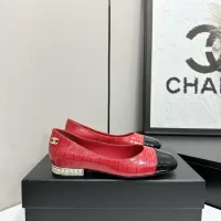 $112.00 USD Chanel Flat Shoes For Women #1432601