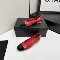$112.00 USD Chanel Flat Shoes For Women #1432601