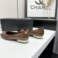 $112.00 USD Chanel Flat Shoes For Women #1432602