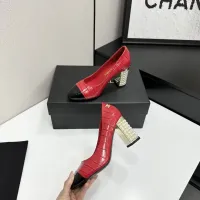 $112.00 USD Chanel High-Heeled Shoes For Women #1432604