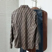 $60.00 USD Fendi Shirts Long Sleeved For Men #1432675