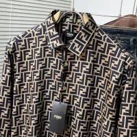 $60.00 USD Fendi Shirts Long Sleeved For Men #1432675