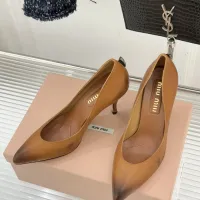$112.00 USD MIU MIU High-Heeled Shoes For Women #1432833