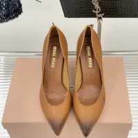 $112.00 USD MIU MIU High-Heeled Shoes For Women #1432833
