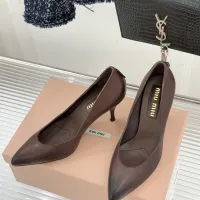 $112.00 USD MIU MIU High-Heeled Shoes For Women #1432834