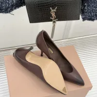 $112.00 USD MIU MIU High-Heeled Shoes For Women #1432834