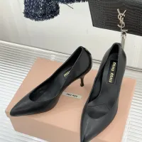$112.00 USD MIU MIU High-Heeled Shoes For Women #1432835