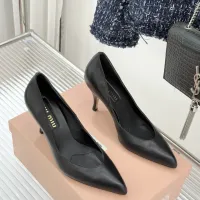 $112.00 USD MIU MIU High-Heeled Shoes For Women #1432835