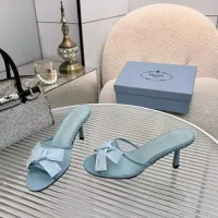 $80.00 USD Prada Slippers For Women #1432871