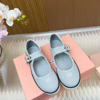 $76.00 USD MIU MIU Flat Shoes For Women #1433018