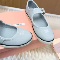 $76.00 USD MIU MIU Flat Shoes For Women #1433018