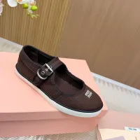 $76.00 USD MIU MIU Flat Shoes For Women #1433021
